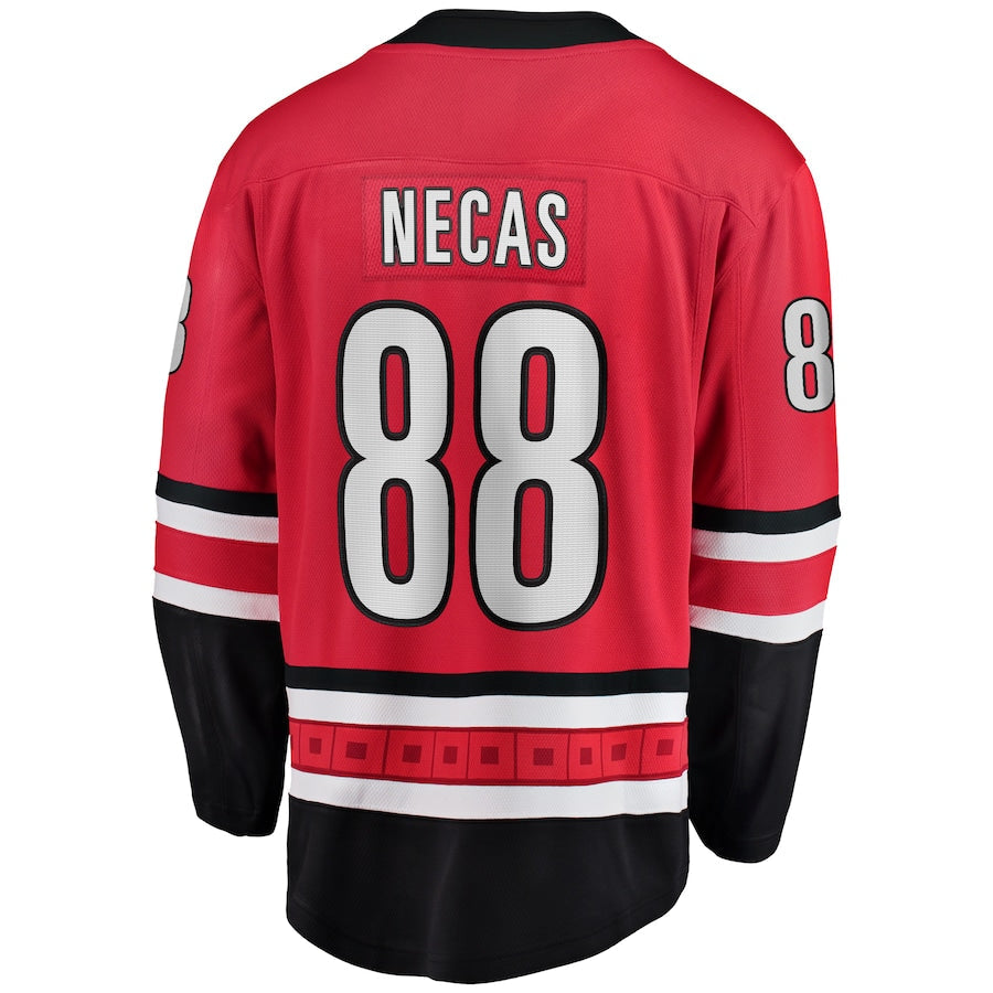 Martin Necas Carolina Hurricanes Alternate Breakaway Jersey - Red