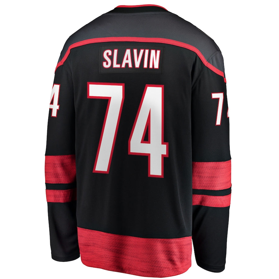 Jaccob Slavin Carolina Hurricanes Home Breakaway Jersey - Black