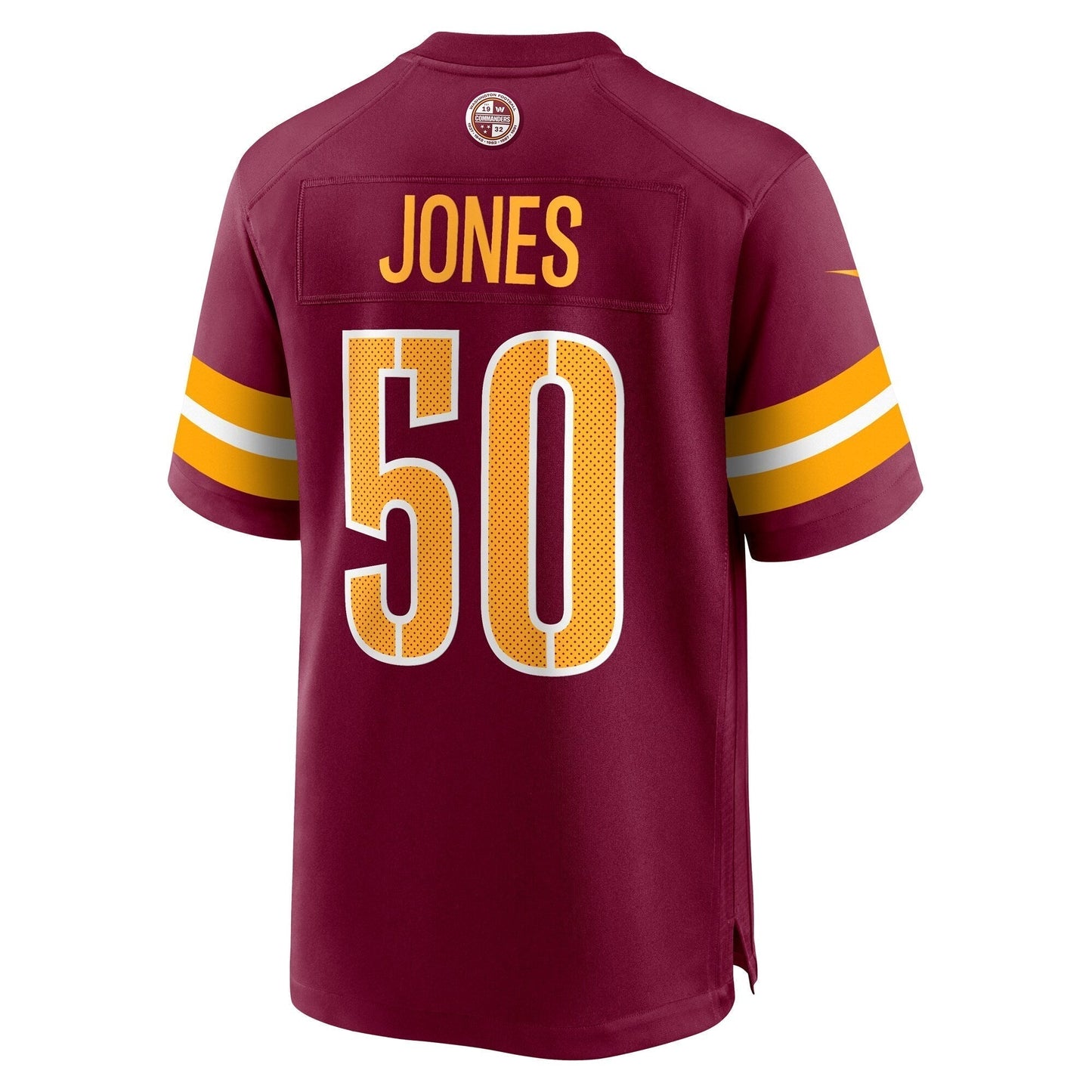 Andre Jones Jr. Washington Commanders Nike Team Game Jersey - Burgundy