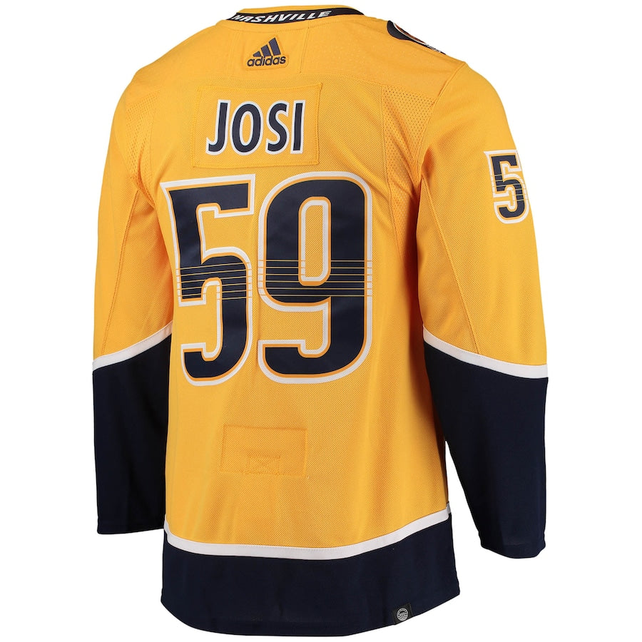 Roman Josi Nashville Predators Home Primegreen Jersey - Gold