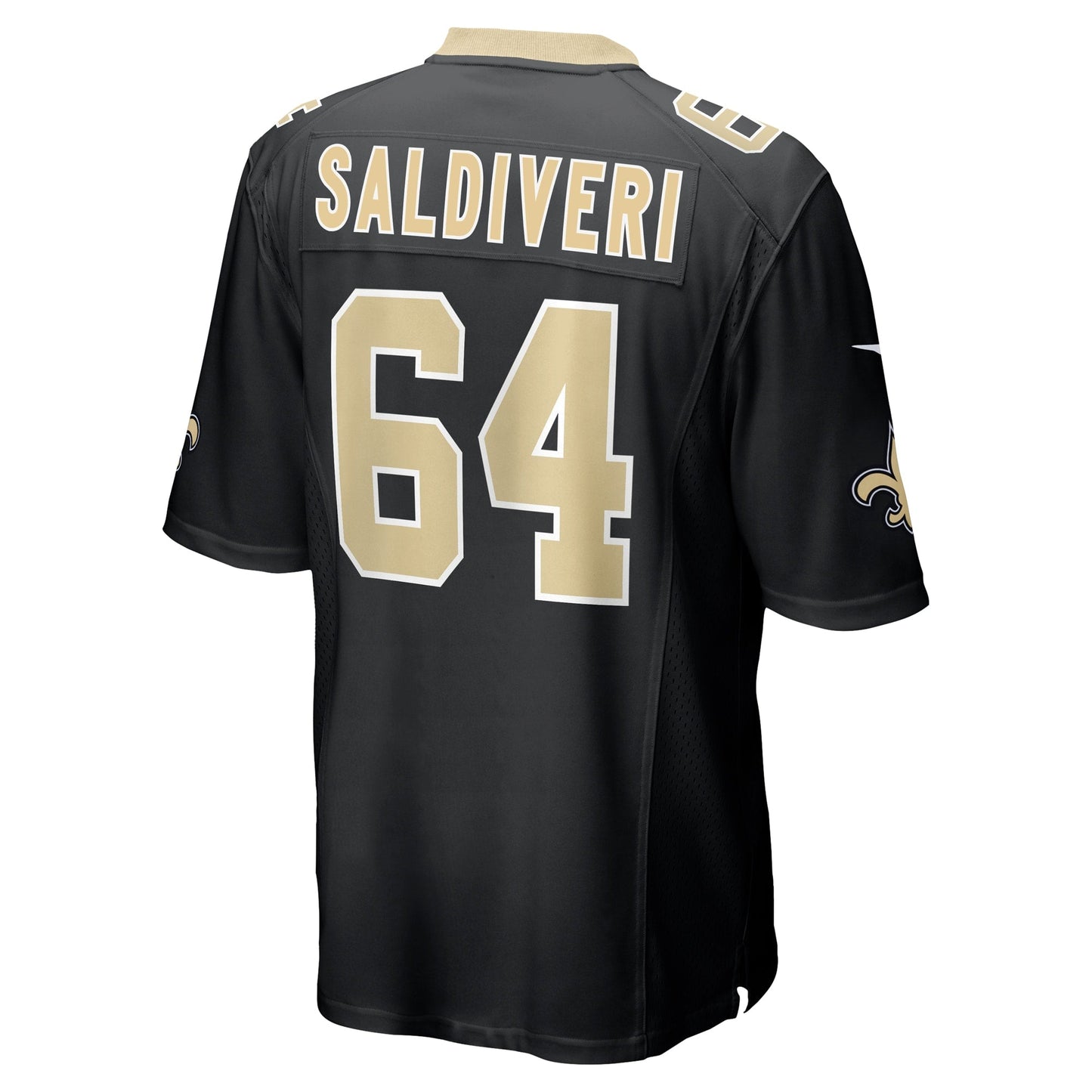 Nick Saldiveri New Orleans Saints Nike Team Game Jersey - Black