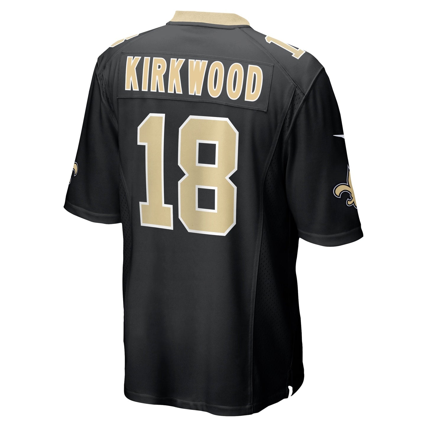 Keith Kirkwood New Orleans Saints Nike Team Game Jersey - Black