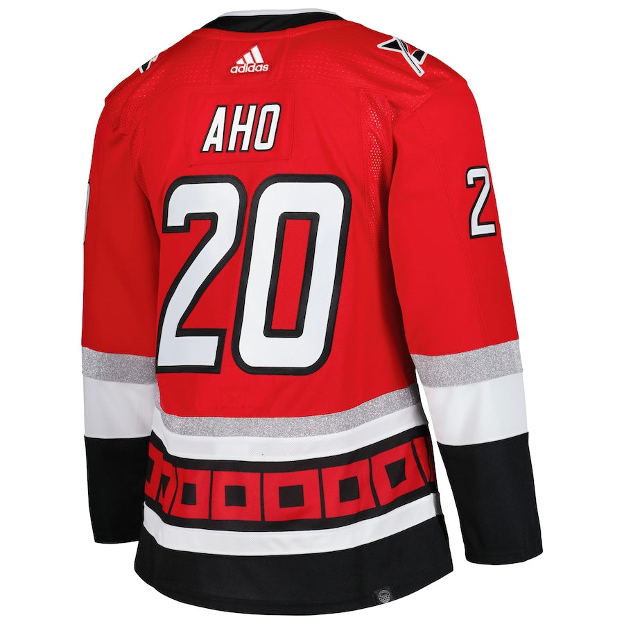 Sebastian Aho Carolina Hurricanes Alternate Primegreen Jersey - Red