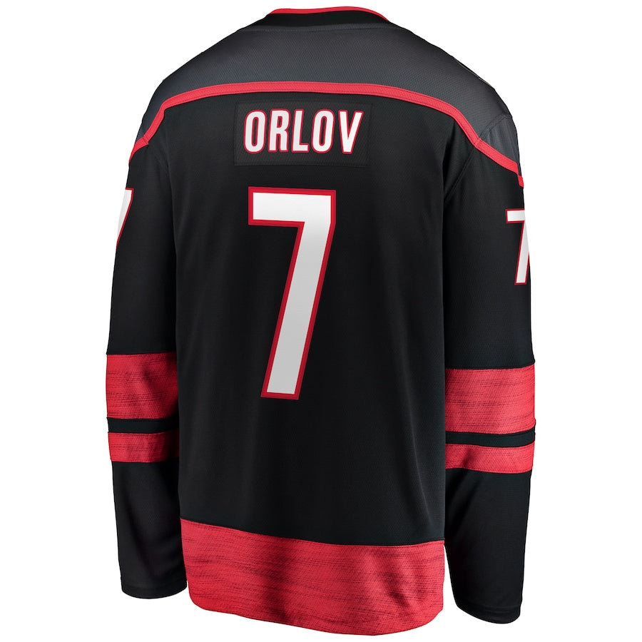 Dmitry Orlov Carolina Hurricanes Home Breakaway Jersey - Black