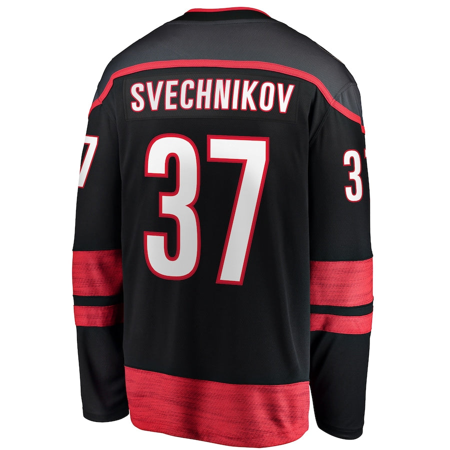 Andrei Svechnikov Carolina Hurricanes Home Breakaway Jersey - Black