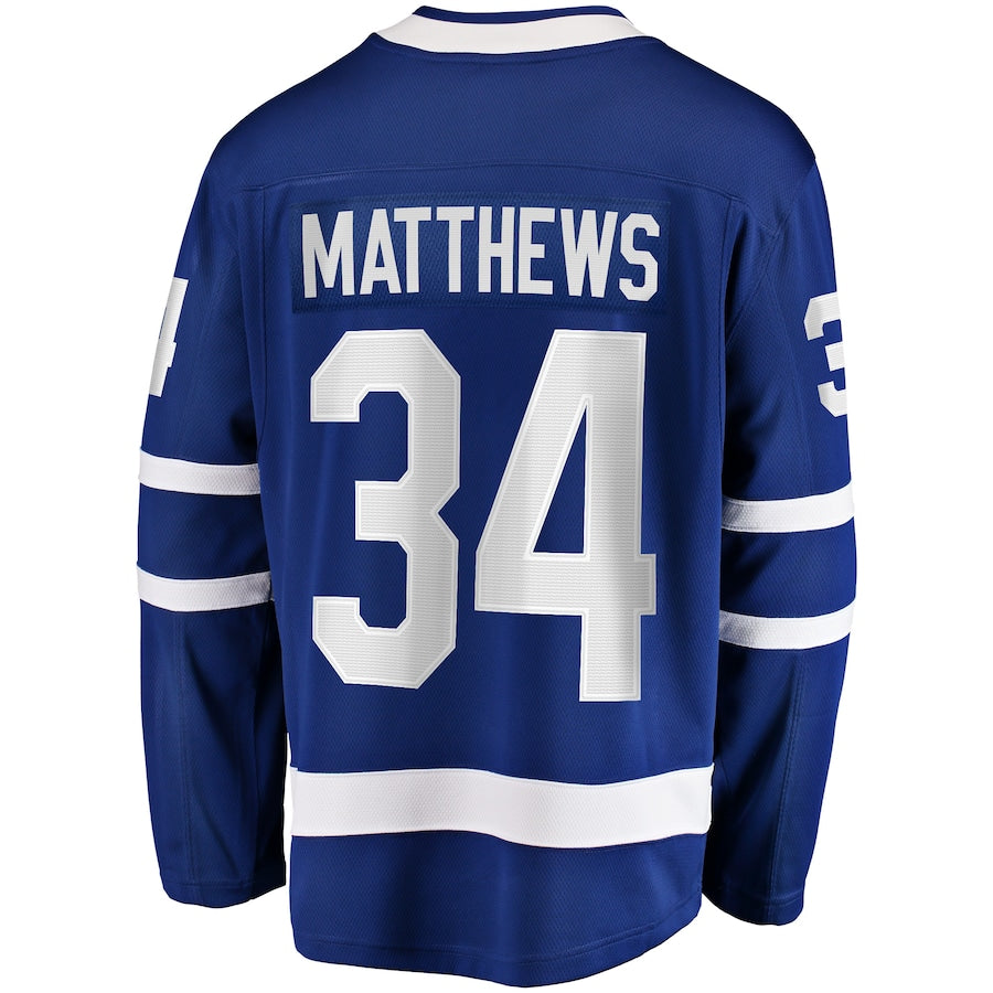 Auston Matthews Toronto Maple Leafs Home Breakaway Jersey - Blue