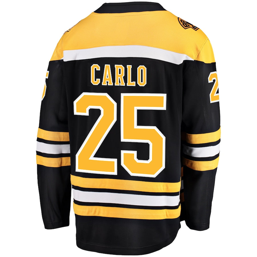 Brandon Carlo Boston Bruins Home Breakaway Jersey - Black