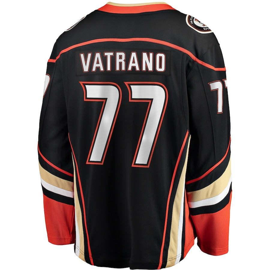 Frank Vatrano Anaheim Ducks Home Breakaway Jersey - Black