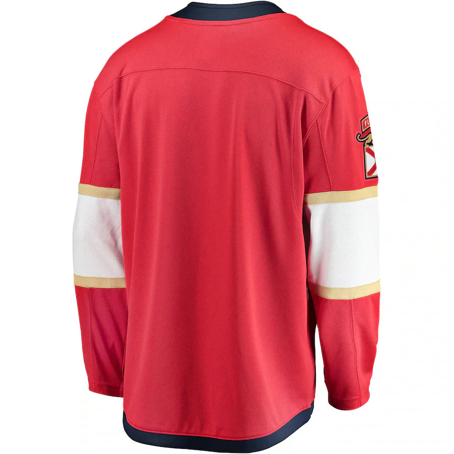 Florida Panthers Home 2024 Stanley Cup Champions Breakaway Jersey Red