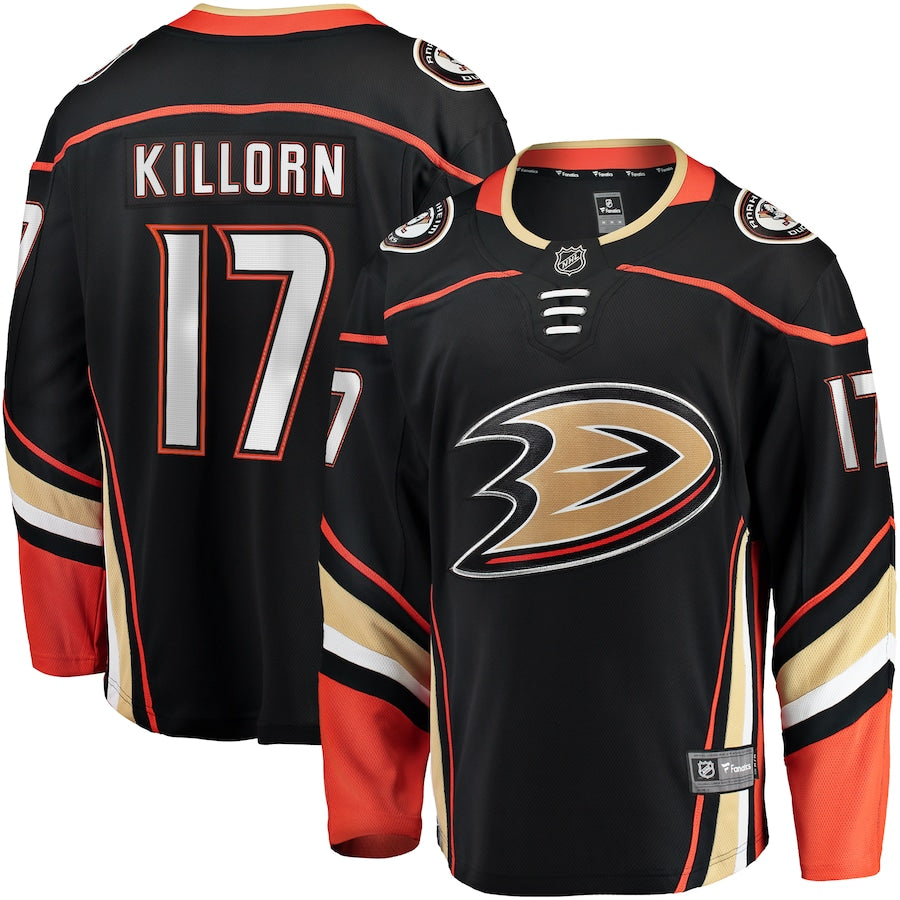 Alex Killorn Anaheim Ducks Home Breakaway Jersey - Black