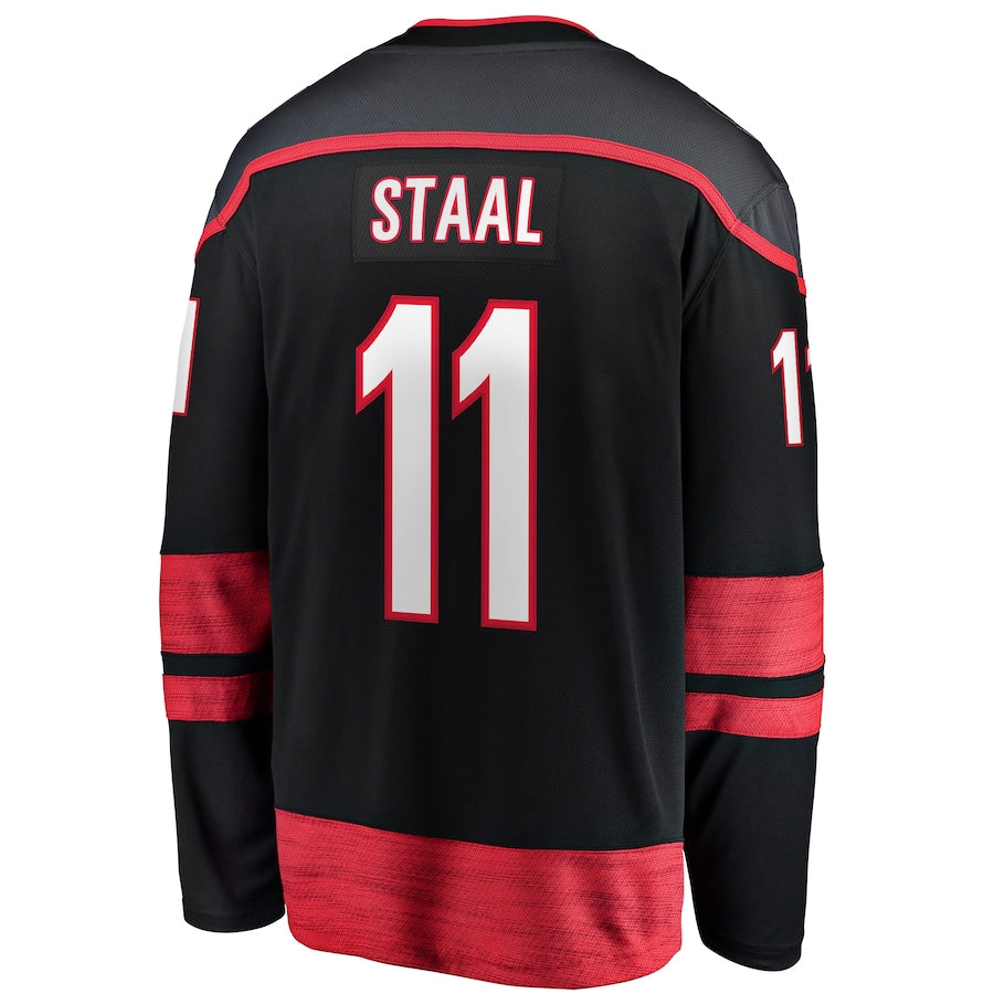 Jordan Staal Carolina Hurricanes Home Captain Patch Breakaway Jersey - Black