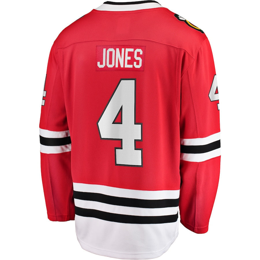 Seth Jones Chicago Blackhawks Home Breakaway Jersey - Red