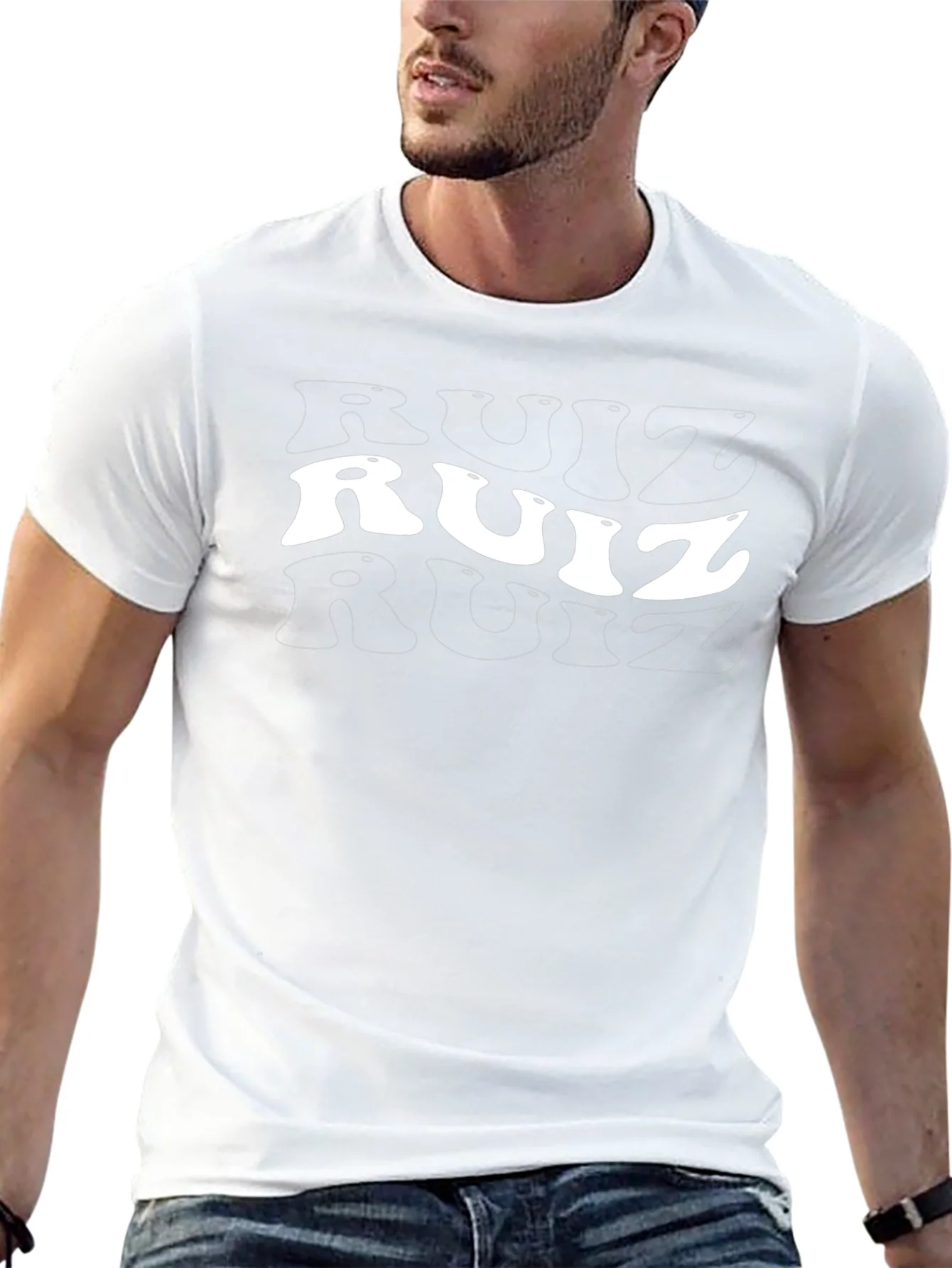 Retro Ruiz T-Shirt - Black Cotton Tee