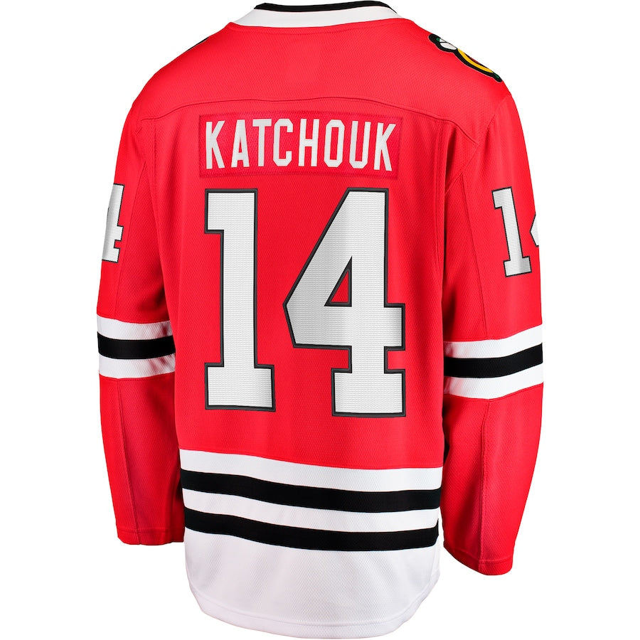 Boris Katchouk Chicago Blackhawks Home Breakaway Jersey - Red