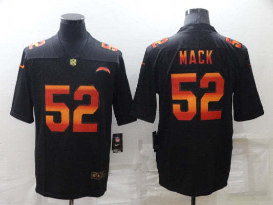 Men's Los Angeles Chargers Khalil Mack #52 Black Alternate Game Jersey1