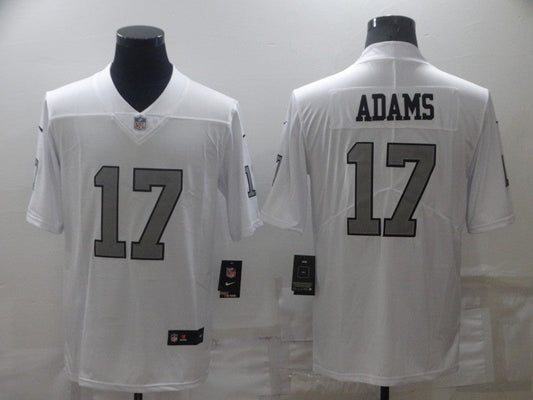 Men's Las Vegas Raiders Davante Adams #17 White Game Jersey1