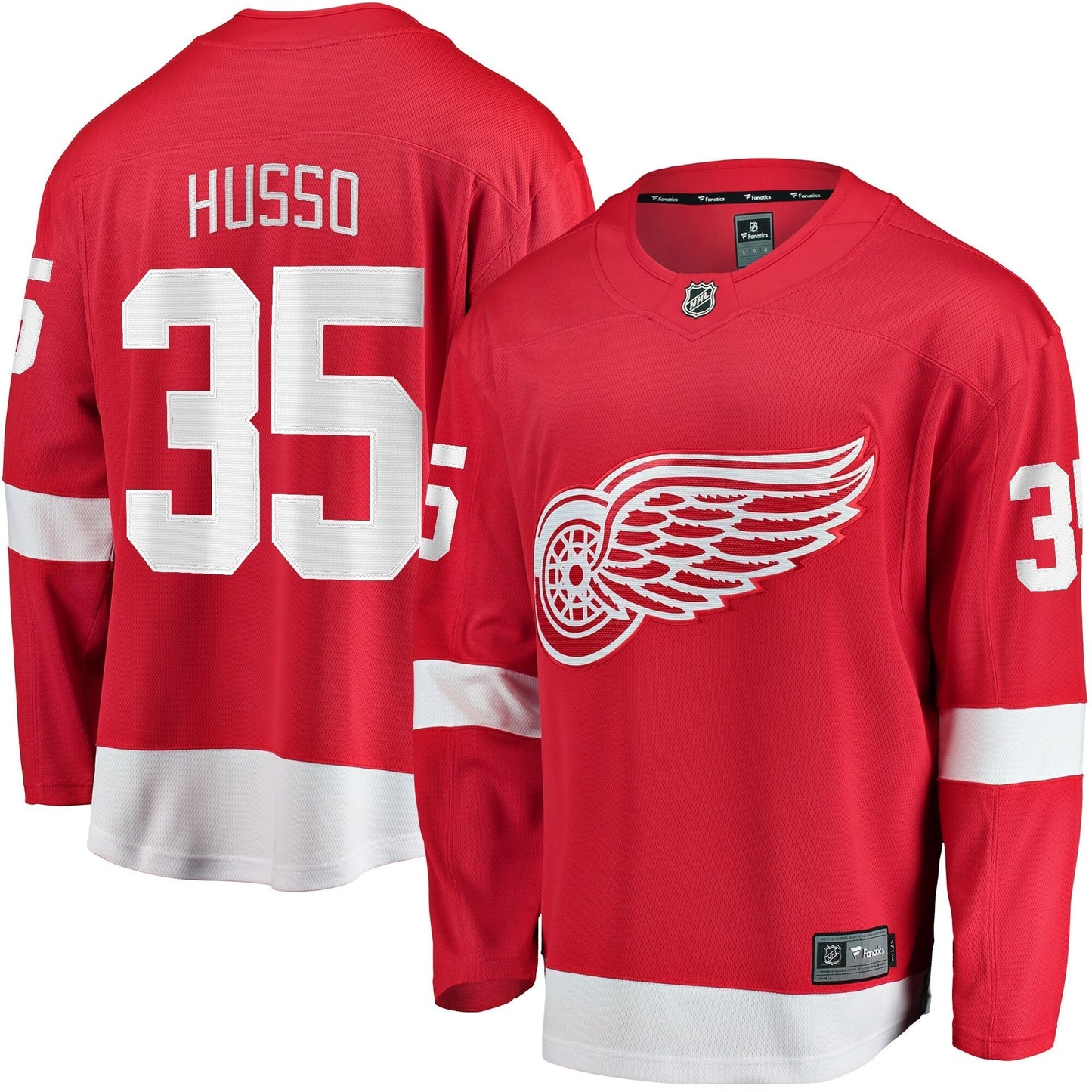 Ville Husso Detroit Red Wings   Home Breakaway  Jersey - Red