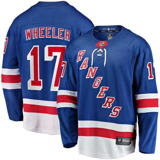 Blake Wheeler New York Rangers   Home Breakaway  Jersey - Blue