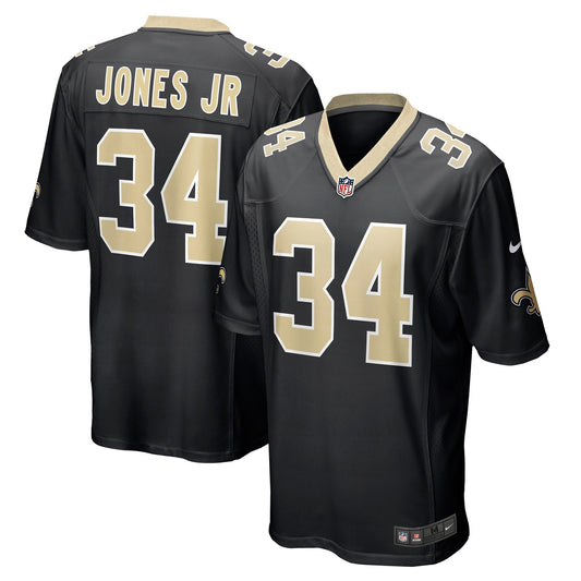 Tony Jones Jr. New Orleans Saints Nike   Game Jersey - Black