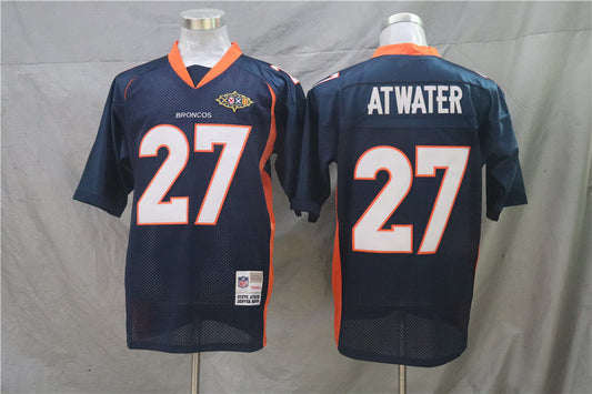 Men's Denver Broncos Steve Atwater  Navy Legacy Replica Jersey1