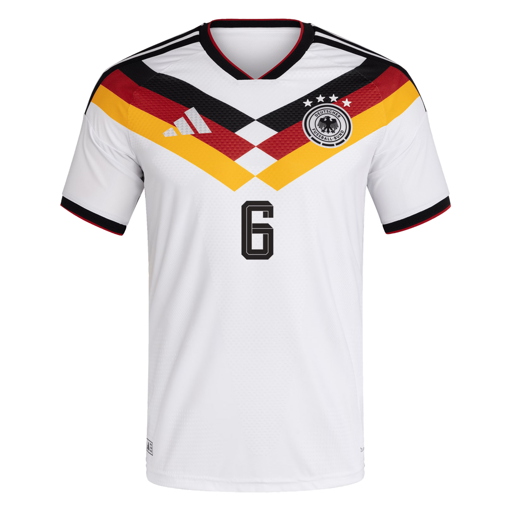 2026 Germany Home Player Jersey #6 - White (Kimmich)