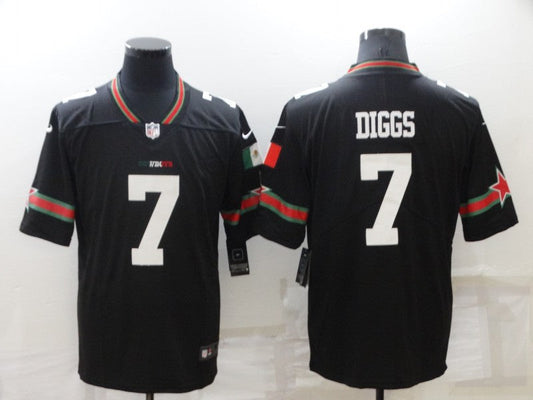 Men's Dallas Cowboys Trevon Diggs #7 Black Game Player Jersey1