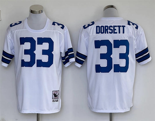 Men's Dallas Cowboys Tony Dorsett  White Legacy Replica Jersey1