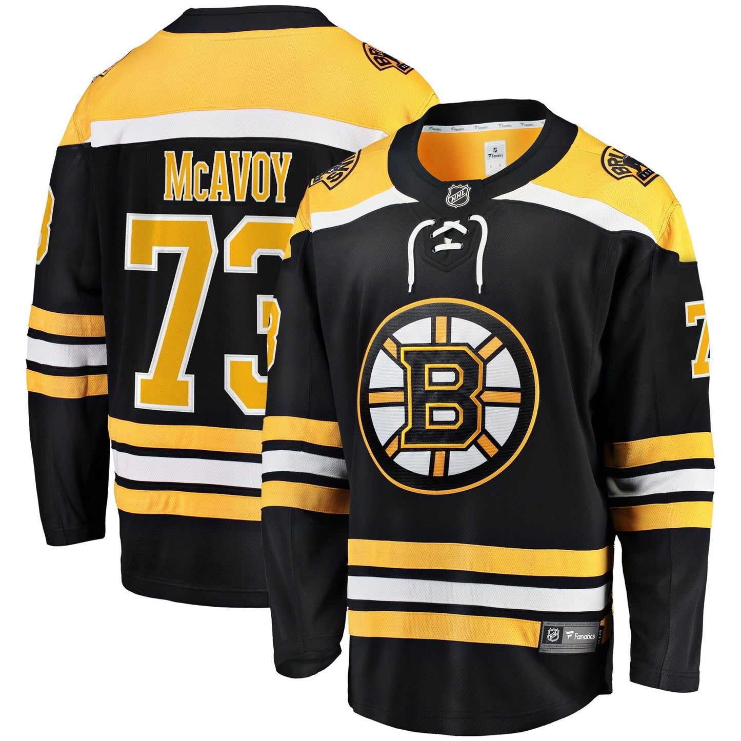 Charlie McAvoy Boston Bruins   Home Breakaway Jersey - Black