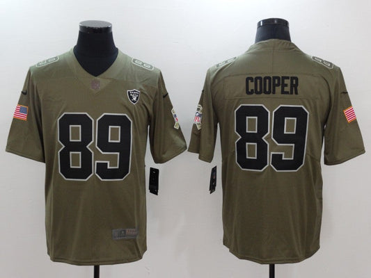 Men's Las Vegas Raiders Amari Cooper #89 Brown Game Player Jersey1