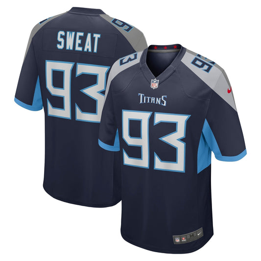 T'Vondre Sweat Tennessee Titans Nike Team Game Jersey -  Navy