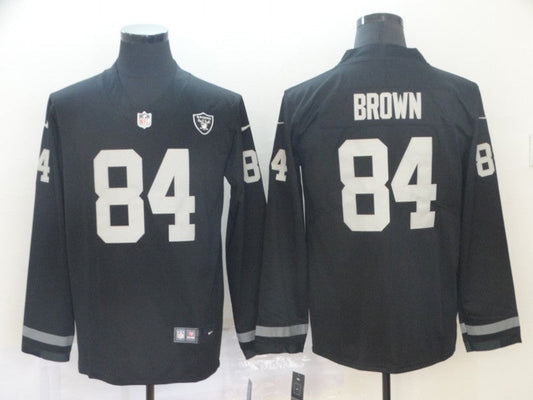 Men's Las Vegas Raiders Antonio Brown #84 Black Team Player Jersey1
