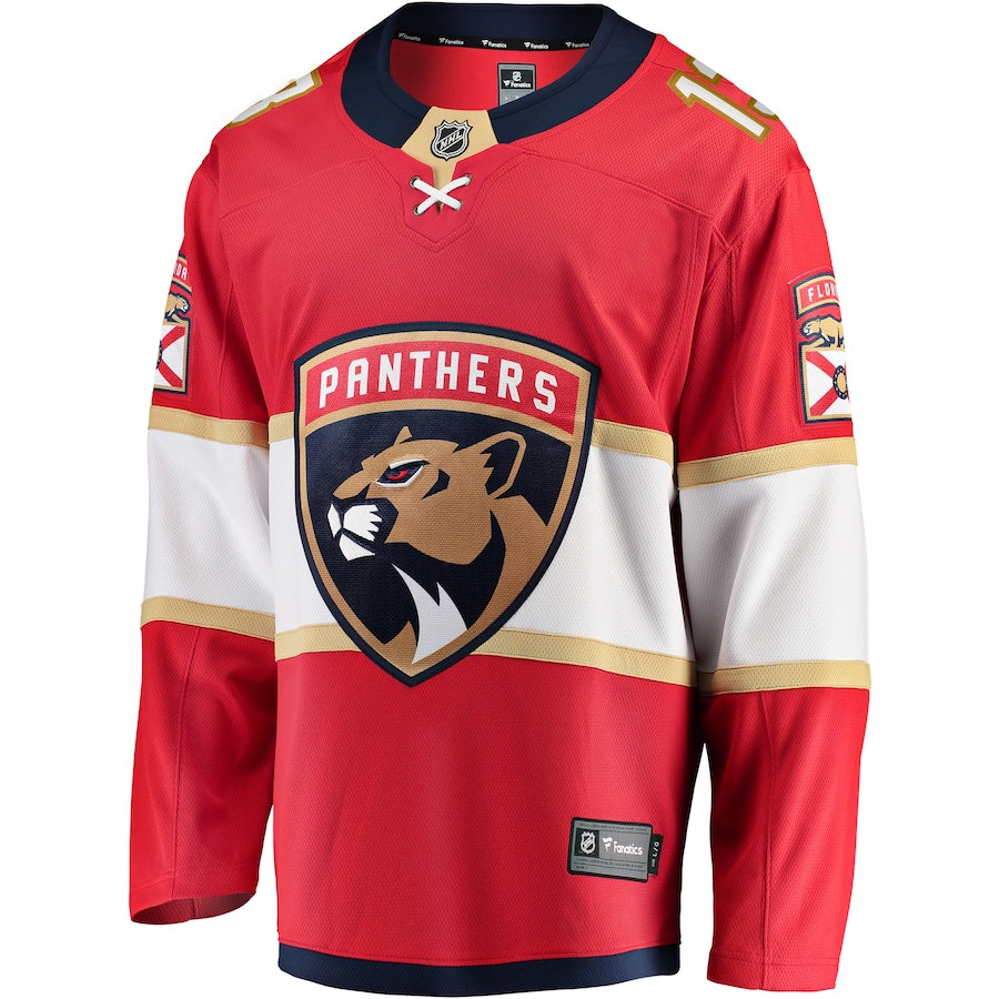 Sam Reinhart Florida Panthers   Breakaway  Jersey - Red