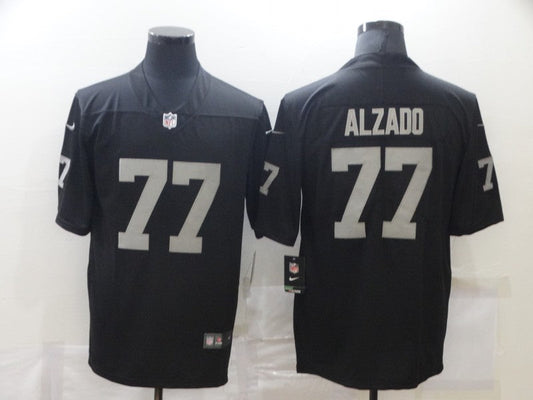 Men's Las Vegas Raiders Lyle Alzado #77 Black Game Jersey1