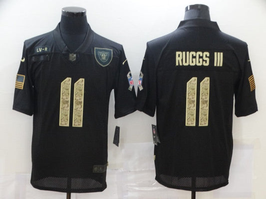 Men's Las Vegas Raiders Henry Ruggs III #11 Black Authentic Game Jersey1