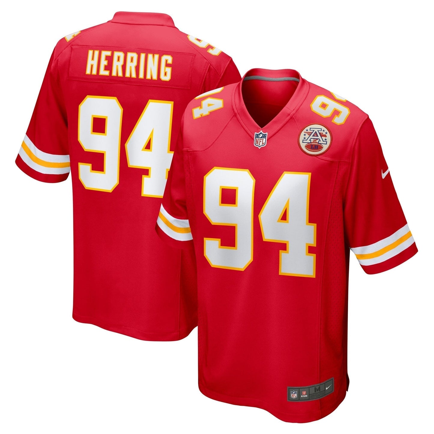 Malik Herring Kansas City Chiefs Nike Team Game   Jersey - Red