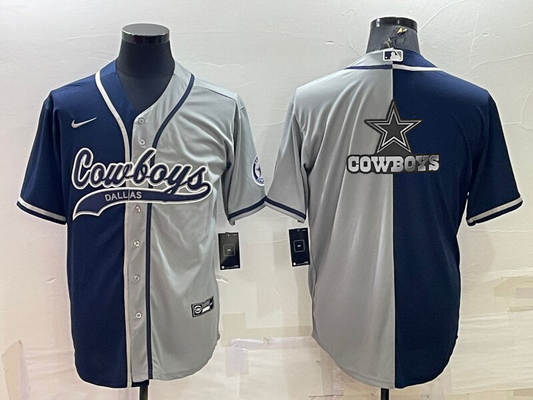 Men's Dallas Cowboys Navy/Gray Game Jersey1