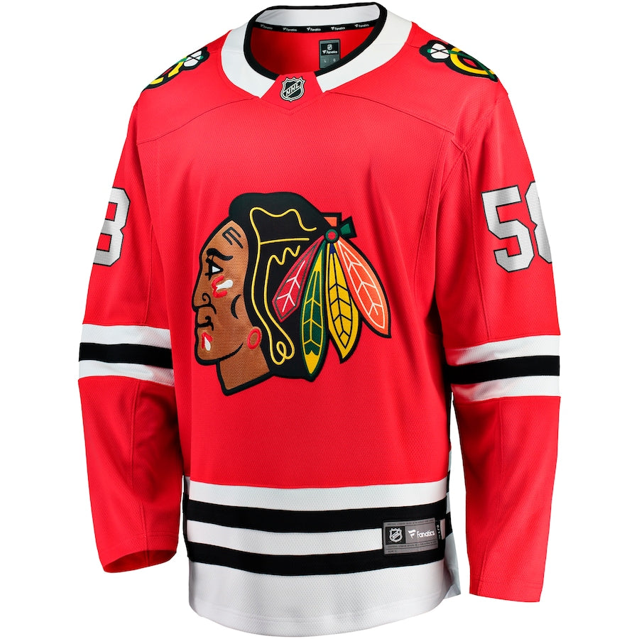 MacKenzie Entwistle Chicago Blackhawks   Home Breakaway  Jersey - Red