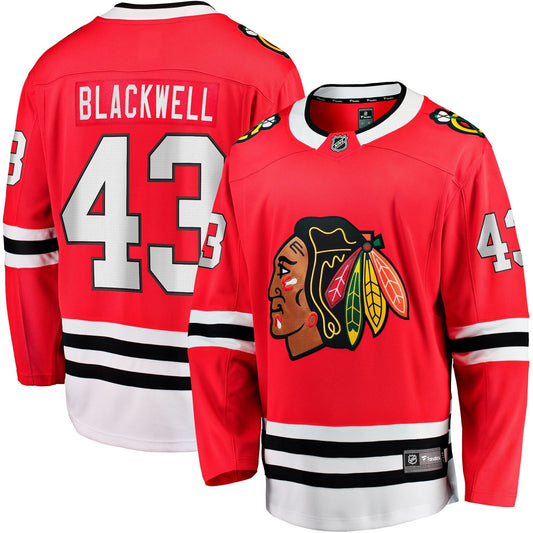 Colin Blackwell Chicago Blackhawks   Home Breakaway Jersey - Red