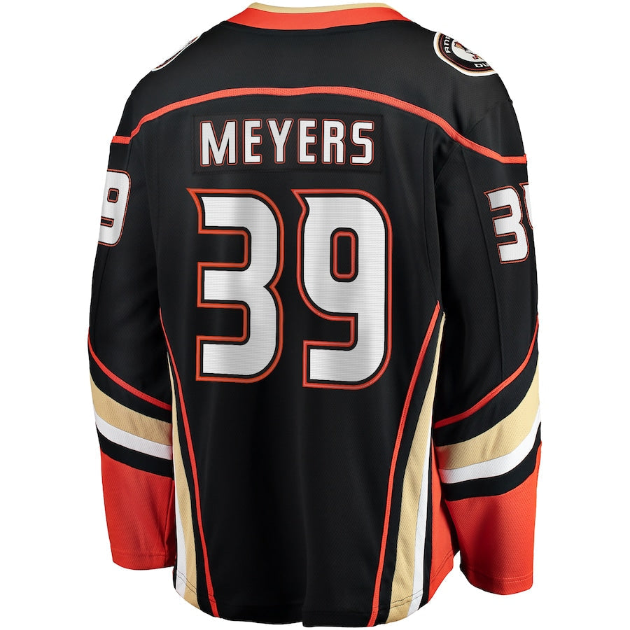 Ben Meyers Anaheim Ducks   Home Premier Breakaway  Jersey - Black