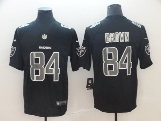 Men's Las Vegas Raiders Antonio Brown #84 Black Authentic Game Jersey1