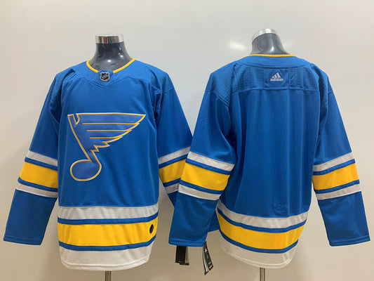 Men's St. Louis Blues Blue Alternate Authentic Blank Jersey1