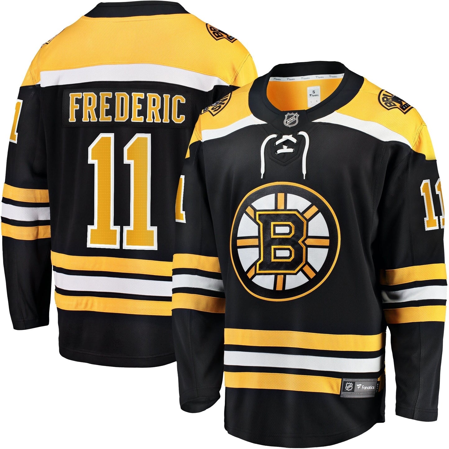 Trent Frederic Boston Bruins   Home Breakaway  Jersey - Black