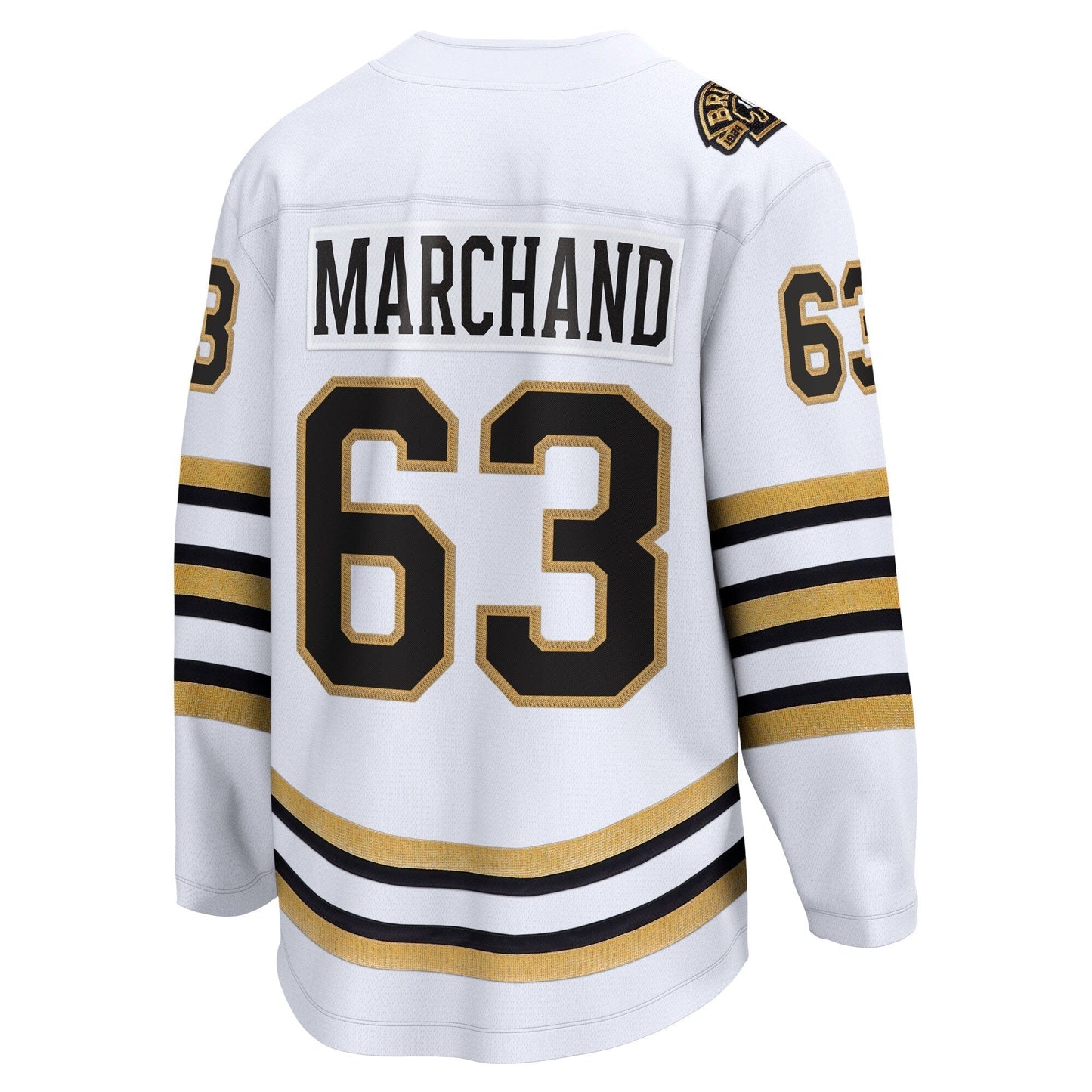 Brad Marchand Boston Bruins   100th Anniversary Premier Breakaway  Jersey - White