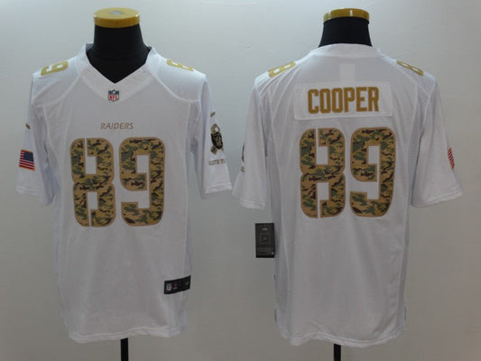 Men's Las Vegas Raiders Amari Cooper #89 White Alternate Game Jersey1