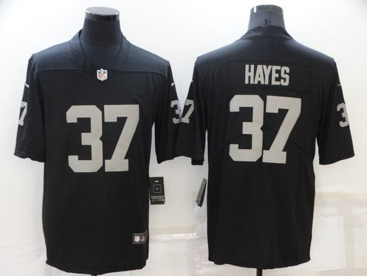 Men's Las Vegas Raiders Lester Hayes #37 Black Game Jersey1