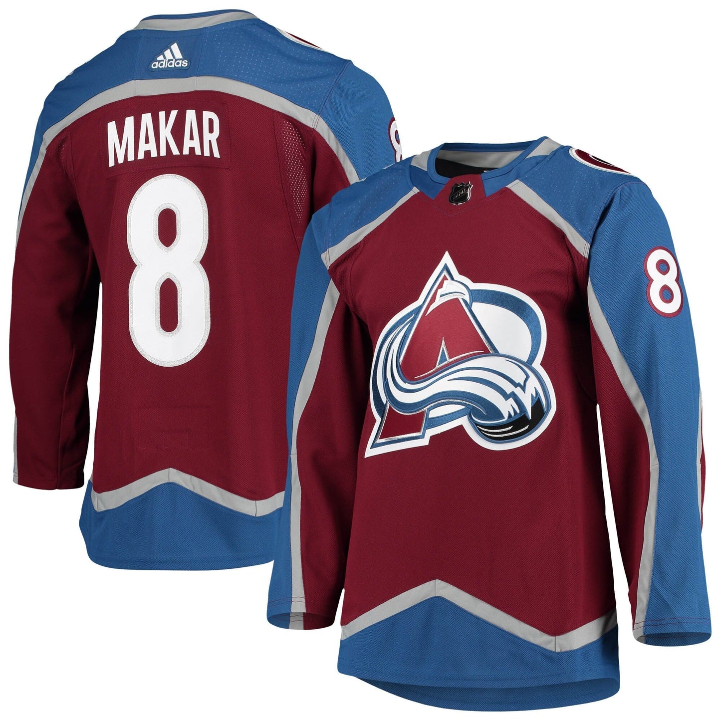 Cale Makar Colorado Avalanche   Home Primegreen   Jersey - Burgundy