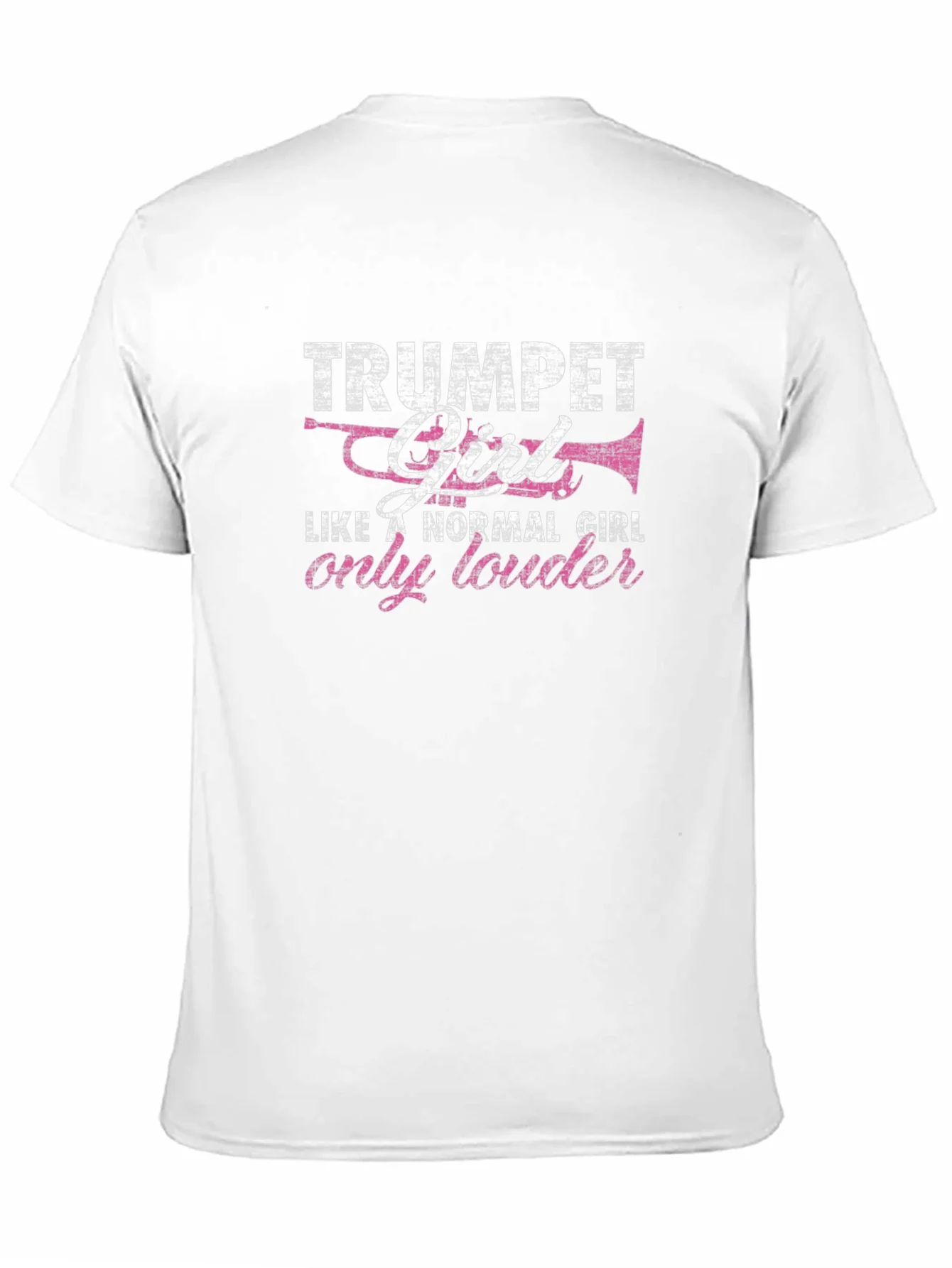 Trumpet Girl Graphic Tee - Musicians Shirt