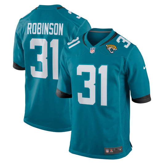 Keilan Robinson Jacksonville Jaguars Nike Team Game Jersey -  Teal