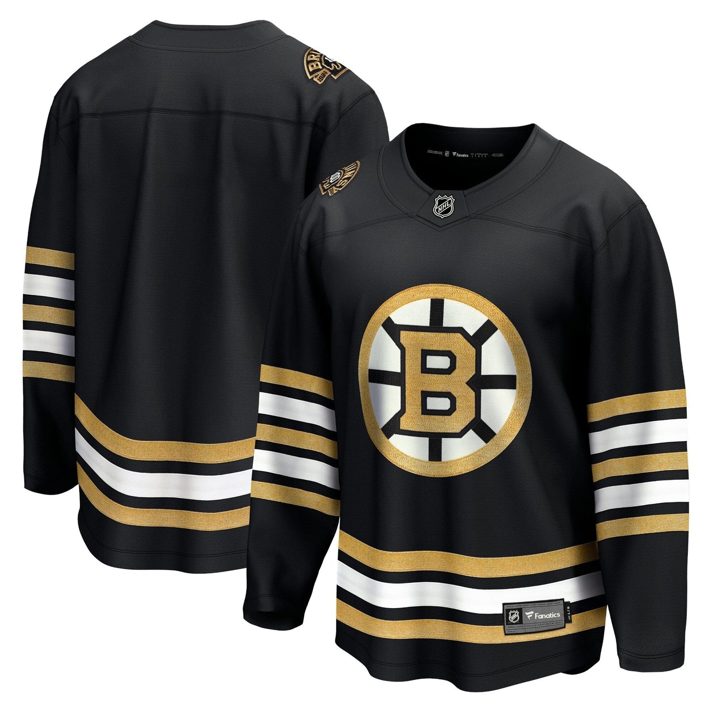 Boston Bruins   100th Anniversary Premier Breakaway Jersey - Black