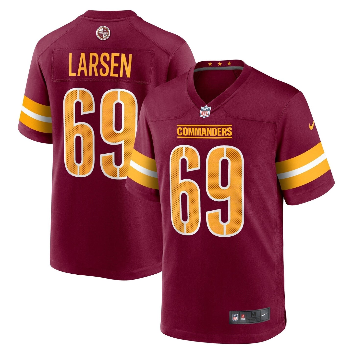 Tyler Larsen Washington Commanders Nike  Game Jersey -  Burgundy